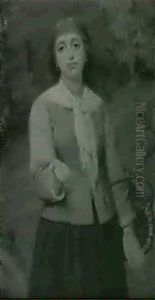 Portrait Of A Young Woman In A Rose Jacket
