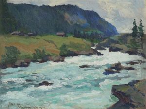 Fagerasen, Juli 1910 by Jonas Lie