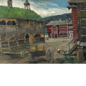 Farm Scene, Norway Farm Scene, Norway