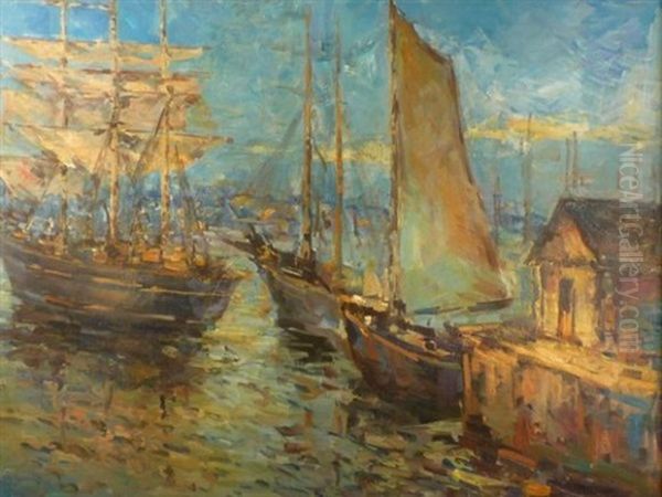 Voiliers Au Port - view 1