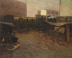 Time And Tide, Gloucester Harbor by Jonas Lie