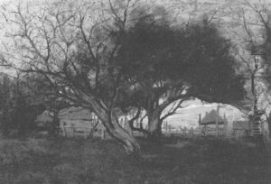 Landscape With Buildings by Jonas Lie