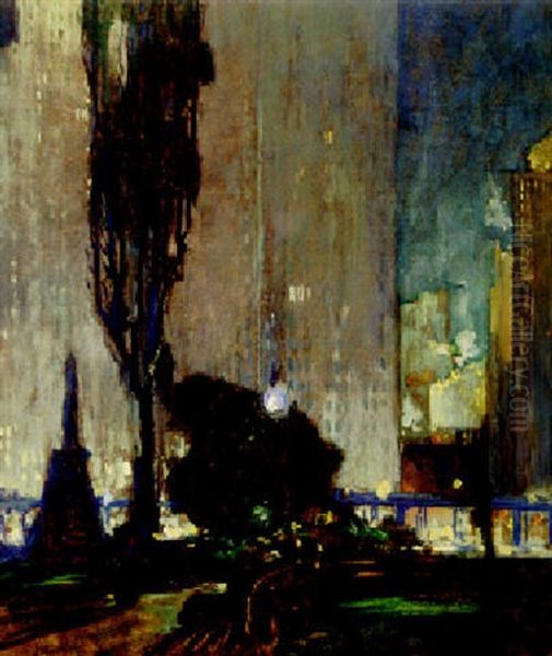Saturday Evening, Bryant Park - view 1