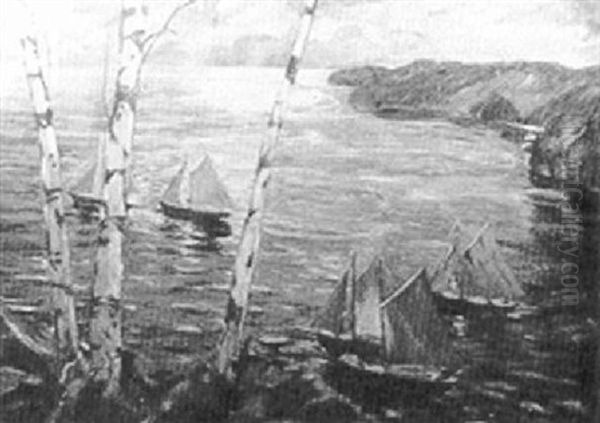 Sailboats In Harbor - view 1