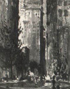 New York Street by Jonas Lie