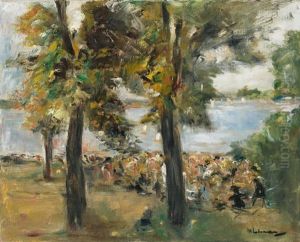 Portrat Einer Jungen Schonheit In Tracht by Max Liebermann