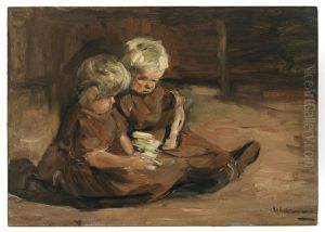 Portrat Einer Jungen Schonheit In Tracht by Max Liebermann