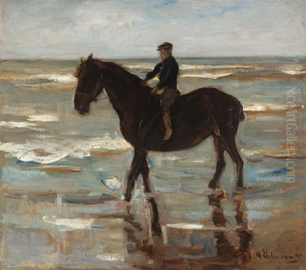 Reitender Junge Am Strande (riding Boy At The Beach) - view 1