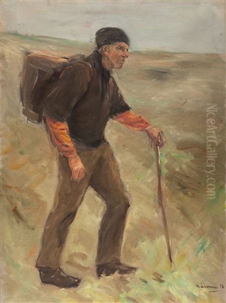 Schreitender Bauer - Studie, Ganzfigur (striding Farmer - Study, Full-length Figure) - view 1