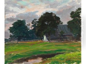 Hollandisches Bauernhaus by Max Liebermann