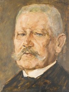 Bildnis Paul Von Hindenburg - Studie (portrait Of Paul Von Hindenburg - Study)