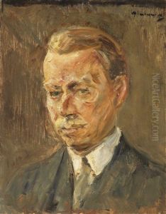 Bildnis Erich Hancke - Kopfstudie