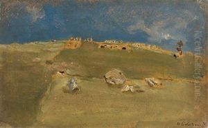 Heuernte In Tirol by Max Liebermann