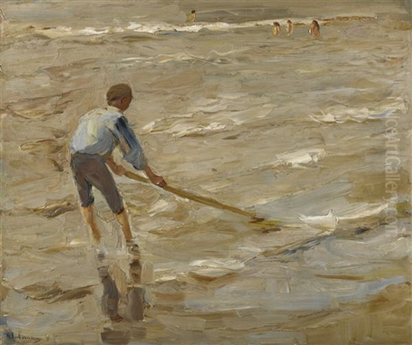 Muschelfischer (graue See) (mussel Fisher (grey Sea)) - view 1