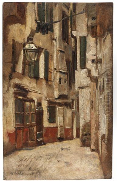 Venezianische Gasse Nach Rechts - view 1