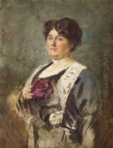 Portrait Of A Lady by Max Liebermann