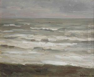 Brandung - Meeresstudie by Max Liebermann