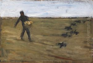 Samann (study) by Max Liebermann