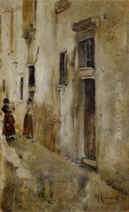 Venezianische Gasse Nach Links