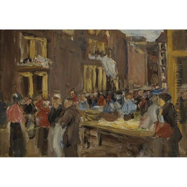 Judengasse In Amsterdam, Uildenburgersteeg Ecke Jodenbreestraat (jewish Quarter In Amsterdam) - view 1