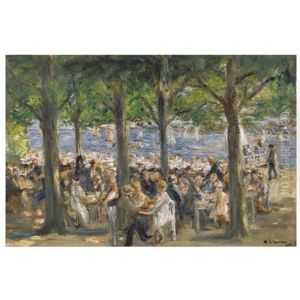 Gartenlokal An Der Havel Unter Baumen (beer Garden Near The Havel Under Trees) by Max Liebermann