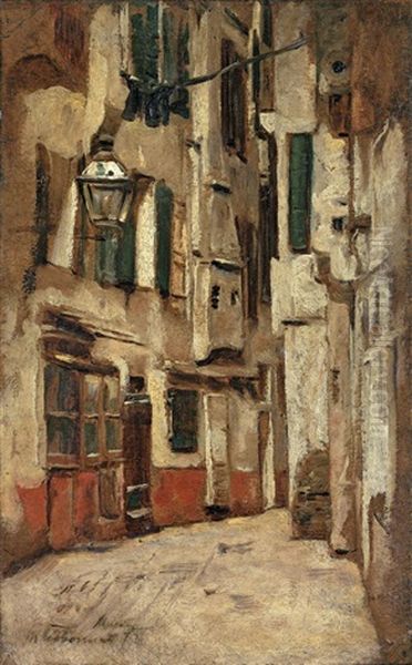 Venezianische Gasse Nach Rechts - view 1