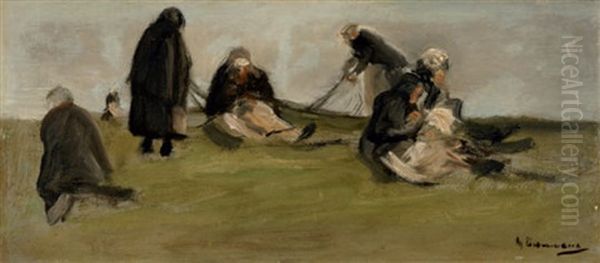 Netzflickerinnen (study) - view 1