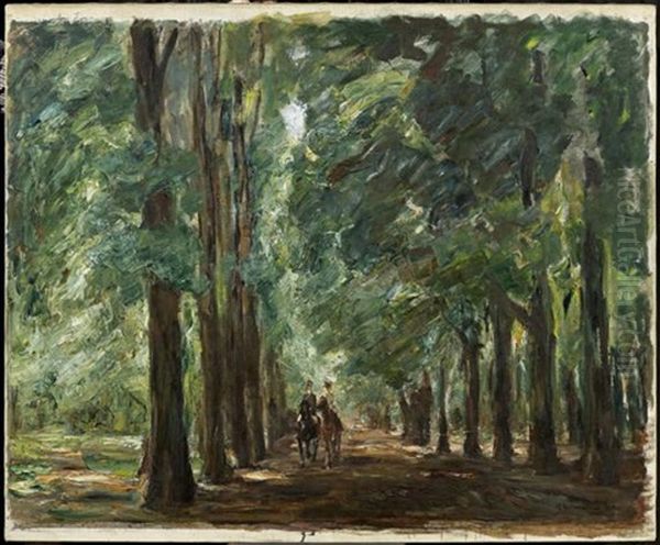 Zwei Reiter In Der Allee Bei Sakrow - view 1
