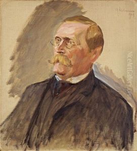 Bildnis Dr. Wilhelm Bode - Studie by Max Liebermann