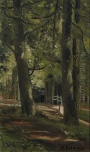 Forest by Max Liebermann