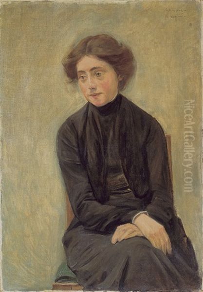 Bildnis Fraulein Hedwig Ruetz (1879 - 1966) - view 1