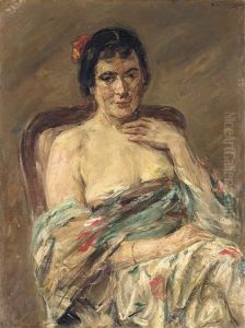 Damenbildnis by Max Liebermann