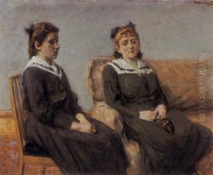 Geschwister - Doppelbildnis Hertha Und Hilde Bohm Geschwister - Doppelbildnis Hertha Und Hilde Bohm