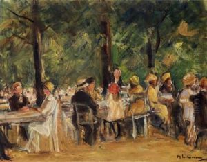Gartenlokal Am Wannsee by Max Liebermann
