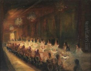 Le Banquet by Max Liebermann