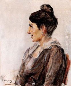 Brustbild Einer Sitzenden Dame (cacilie Markus?) Brustbild Einer Sitzenden Dame (cacilie Markus?)
