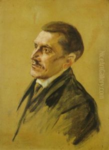 Bildnis Des Fursten Karl Max Lichnowsky by Max Liebermann