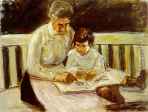 Enkelin Und Kinderfrau Auf Der Gartenbank Enkelin Und Kinderfrau Auf Der Gartenbank