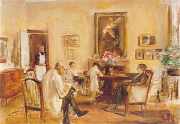 Der Kunstler Und Seine Familie In Seinem Haus Am Wannsee - view 1