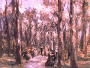Der Tiergarten, Berlin by Max Liebermann