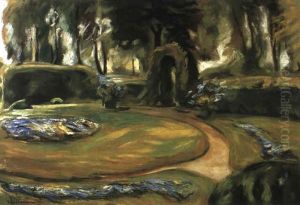 Rondell Im Heckengarten by Max Liebermann