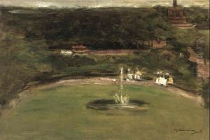 Blick Aus Dem Atelier Des K_nstlers Auf Den K"nigsplatz by Max Liebermann