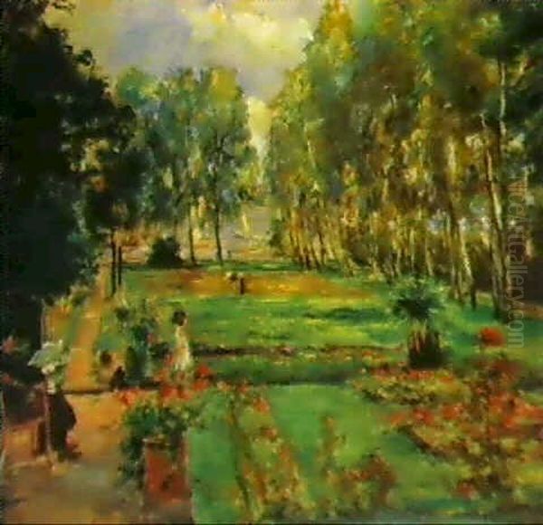 Wannseegarten (blick Von Der Terrasse Des Sommerhauses      Von Max Liebermann - view 1