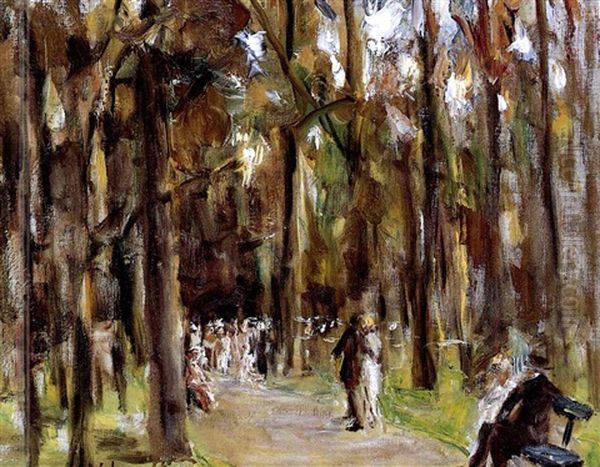 Strolling In The Berlin Tiergarten - view 1