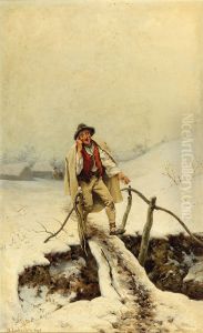Returning Home by Liebscher, Adolf