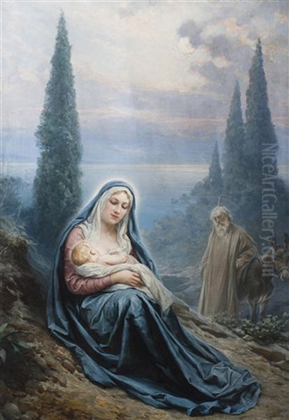 Rest During Flight To Egypt - view 1