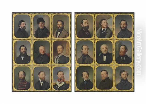 Portraits Of Hungarian Gentlemen - view 1
