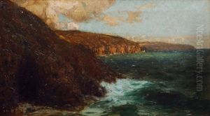 Cliff Line In The Sunlight by Alfred Liedtke