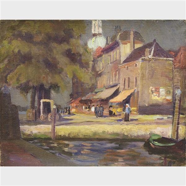 Busy Street Scene - view 1