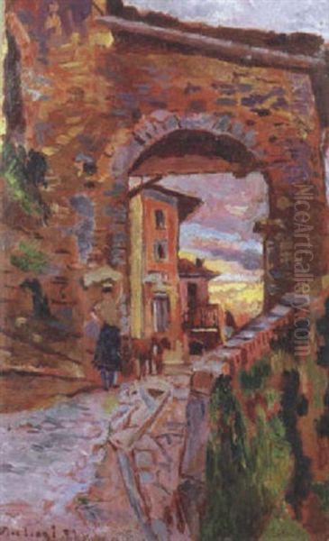 Barga, Porta Macchiaja - view 1